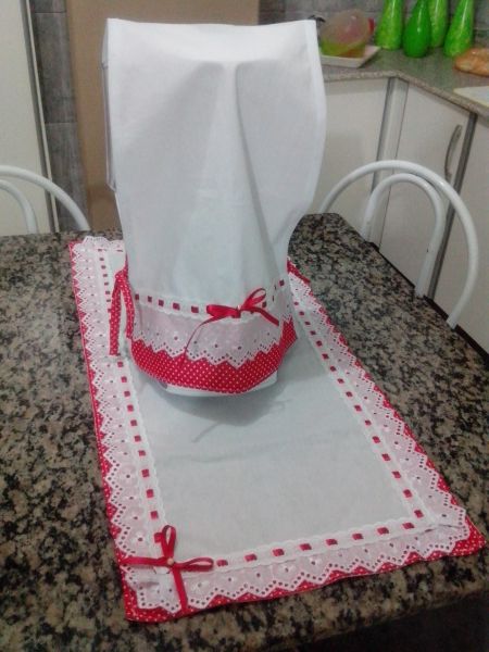 Centro de mesa + Capa liquidificador